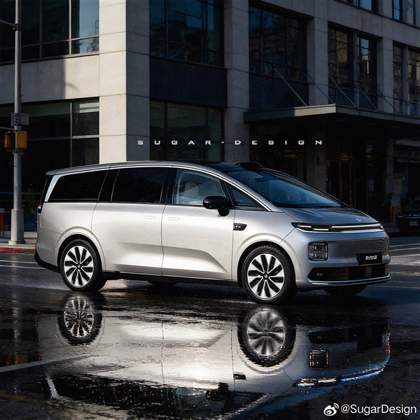 博主绘制零跑首款MPV效果图 网友：改良版理想MEGA