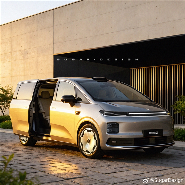 博主绘制零跑首款MPV效果图 网友：改良版理想MEGA