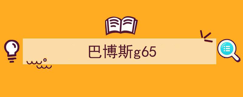 铁血硬汉性能巅峰——巴博斯升级版奔驰G65 AMG，